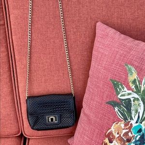 JUICY COUTURE mini crossbody black colored bag